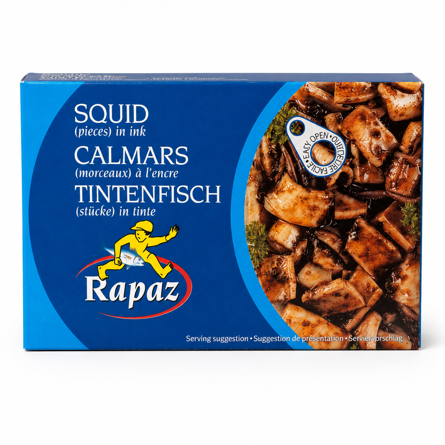 Calamars à l’encre Rapaz en conserve