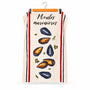 Torchon Sud Étoffe Moules marinières 50 × 70 cm sur cintre, fond blanc – L’Écailler de Stef
