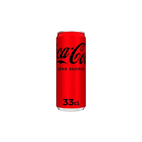 Canette Coca-Cola Zéro 33cl. L'Écailler de Stef