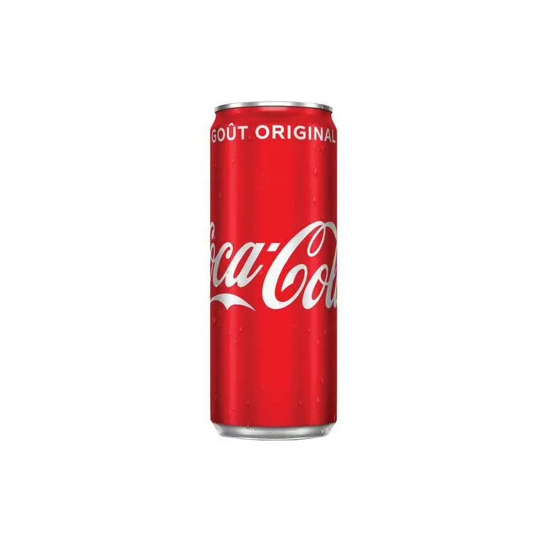 Canettes fraîches 33cl Coca 33cl disponible à L’Écailler de Stef à Saint-Rémy-de-Provence