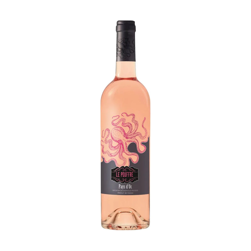 Le Pouffre Pays d’Oc IGP rosé Bouteille 75cl disponible à L’Écailler de Stef à Saint-Rémy-de-Provence