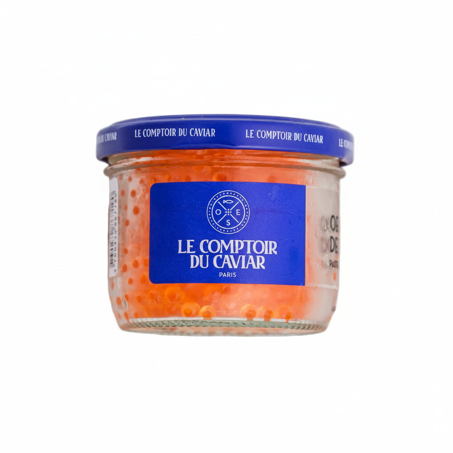 Pot d’œufs de truite pasteurisés Le Comptoir du Caviar chez L’Écailler de Stef à Saint Rémy de Provence