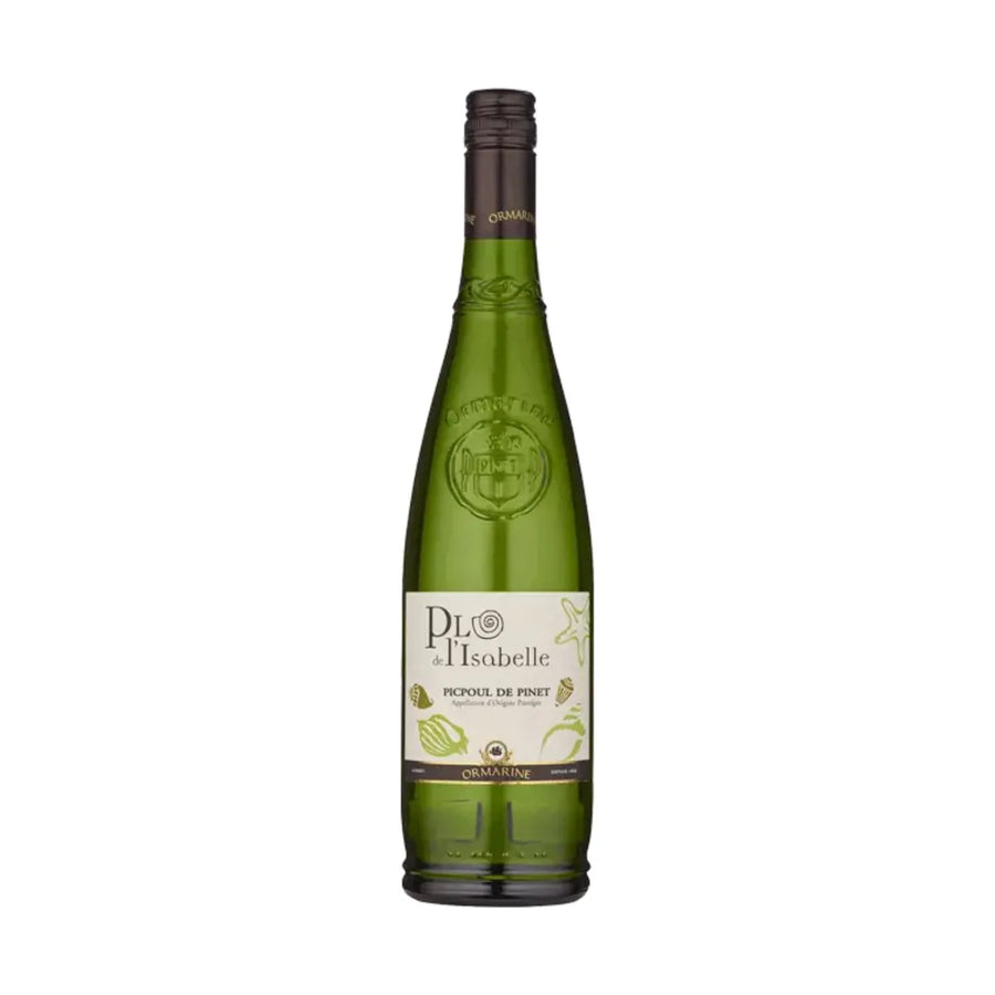Picpoul de Pinet Ormarine Pla de l’Isabelle Bouteille 75cl disponible à L’Écailler de Stef à Saint-Rémy-de-Provence
