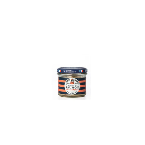 Rillettes de saumon citron de Menton Le Père Eugène Pot 90g disponible à L’Écailler de Stef à Saint-Rémy-de-Provence